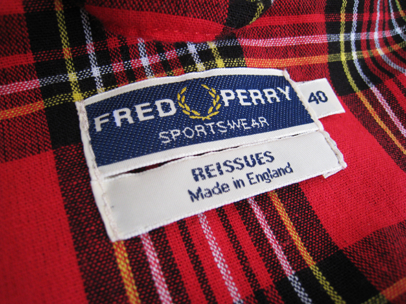 FRED PERRY 英国製スイングトップ ハリントンジャケット 紺 FRED PERRY 英国製スイングトップ ハリントンジャケット 紺