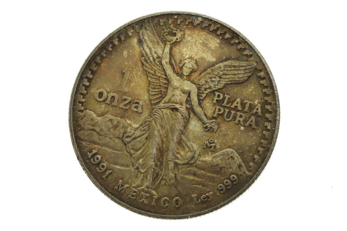 VMPD7-314-113 銀貨 PLATA PURA 1 ONZA 1991 MEXICO Ley.999 VMPD7-314-113 銀貨 PLATA PURA 1 ONZA 1991 MEXICO Ley.999