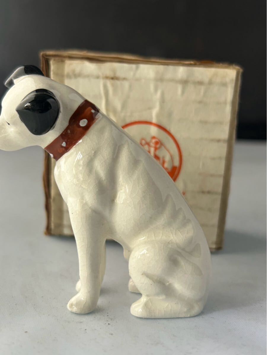 ビクター犬 置物 昭和レトロ Victor 陶器 ニッパー君 ビクター ビクター犬 置物 昭和レトロ Victor 陶器 ニッパー君 ビクター