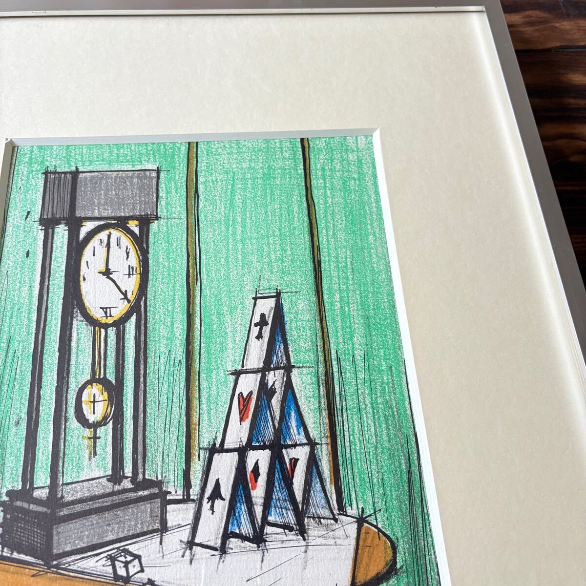Bernard Buffet ベルナール・ビュッフェ「トランプの城 Bernard Buffet ベルナール・ビュッフェ「トランプの城