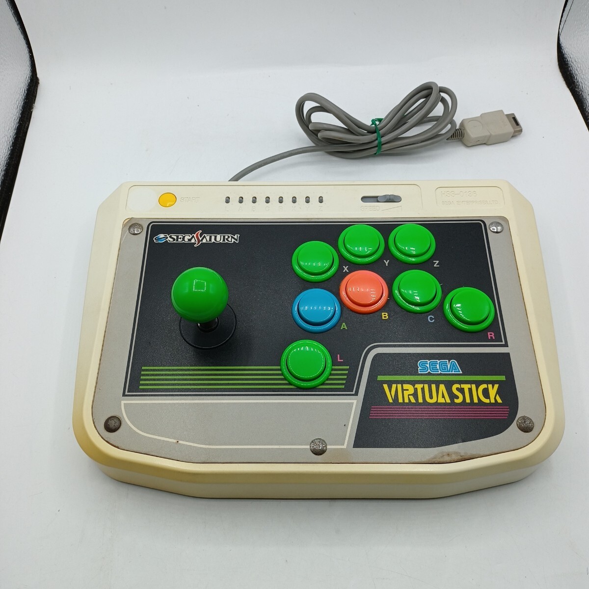 D24 ☆セガサターン バーチャスティック HSS-0136 箱・説明書 D24 ☆セガサターン バーチャスティック HSS-0136 箱・説明書