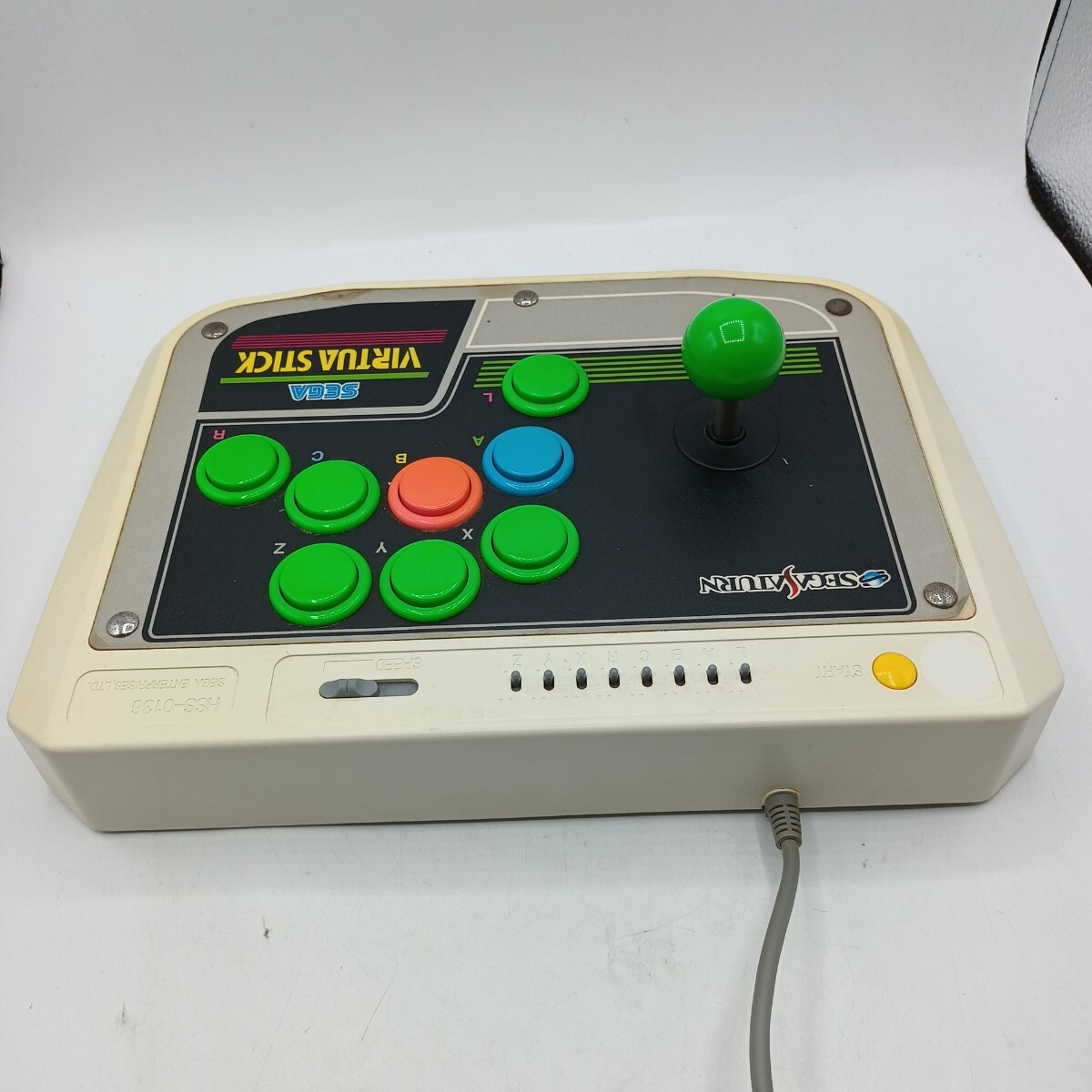 D24 ☆セガサターン バーチャスティック HSS-0136 箱・説明書 D24 ☆セガサターン バーチャスティック HSS-0136 箱・説明書
