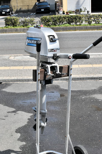 IA02 船外機(jī) 2馬力 IMARINE 2スト トランサムS エンジン 水冷式？ ジャンク 臺座は付屬しません