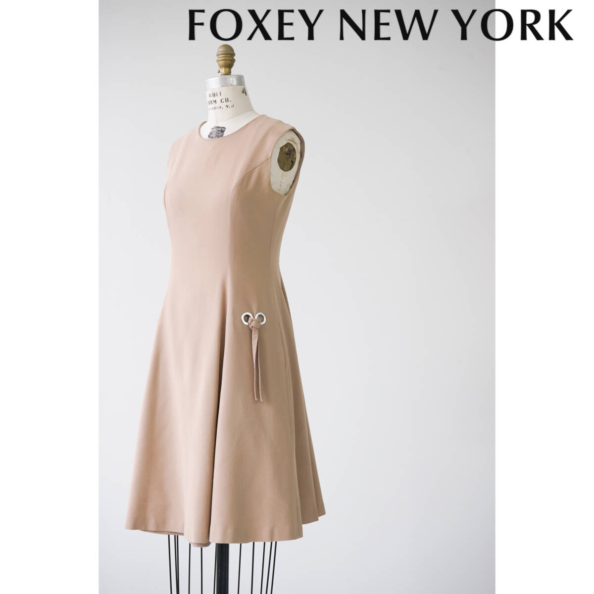 FOXEY NEW YORK フォクシーニューヨーク ノースリーブワンピース size 40 0401170