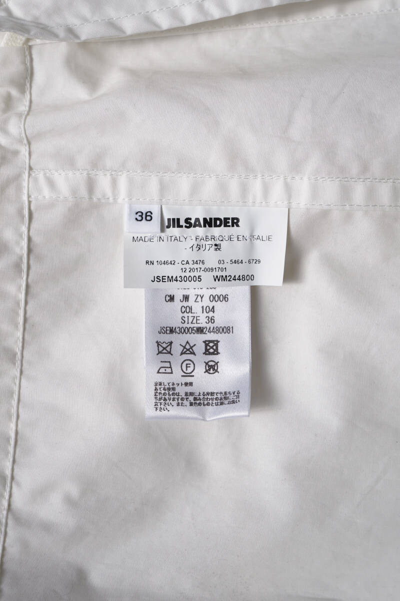 2022SS JIL SANDER Jil Sander задний Logo Mod's Coat size 38 0417242