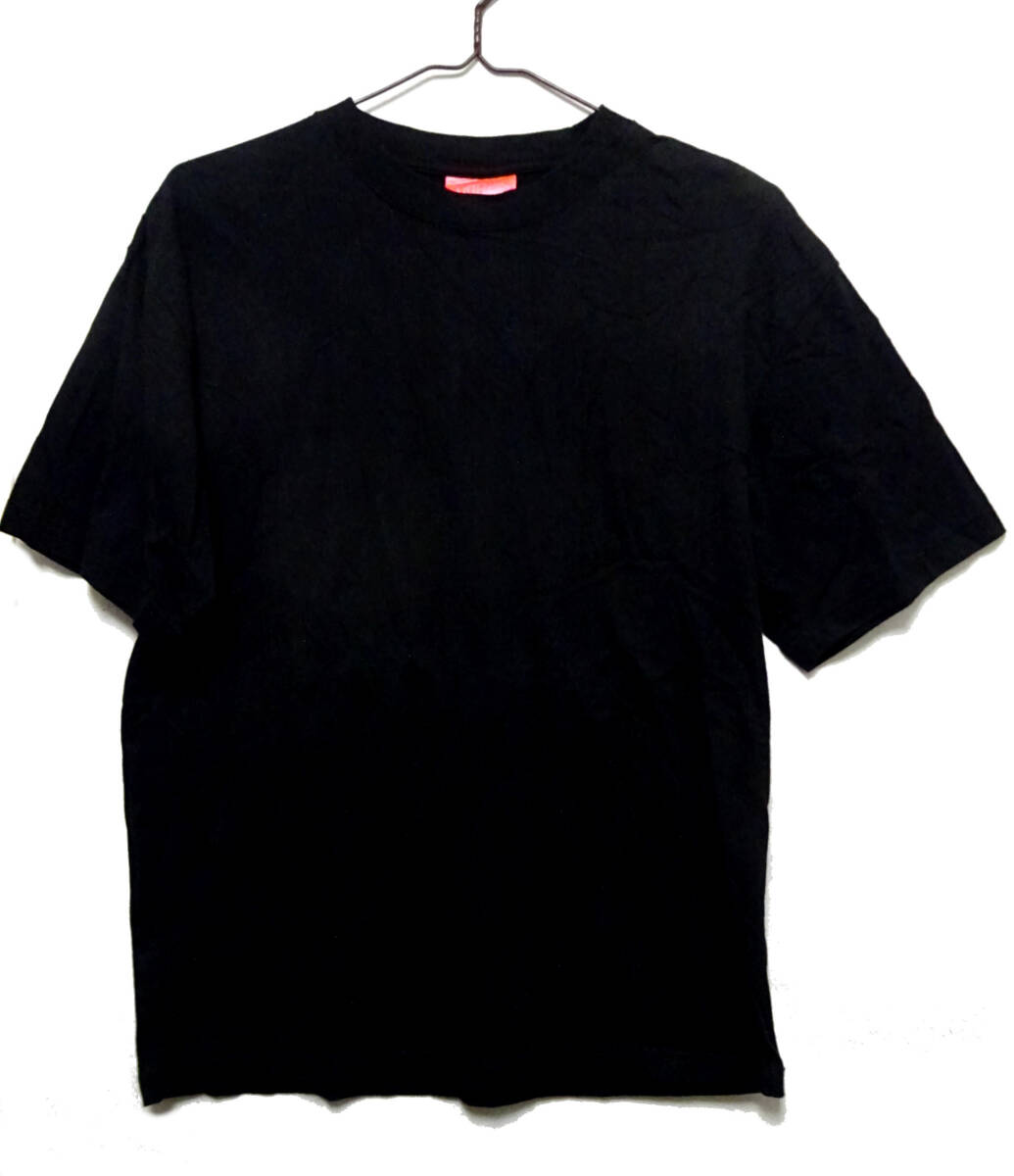 ●TRIBE WEAR トライブウエア / コットン・無地・半袖Tシャツ・ブラック・サイズ：Ｌ / USED_画像1