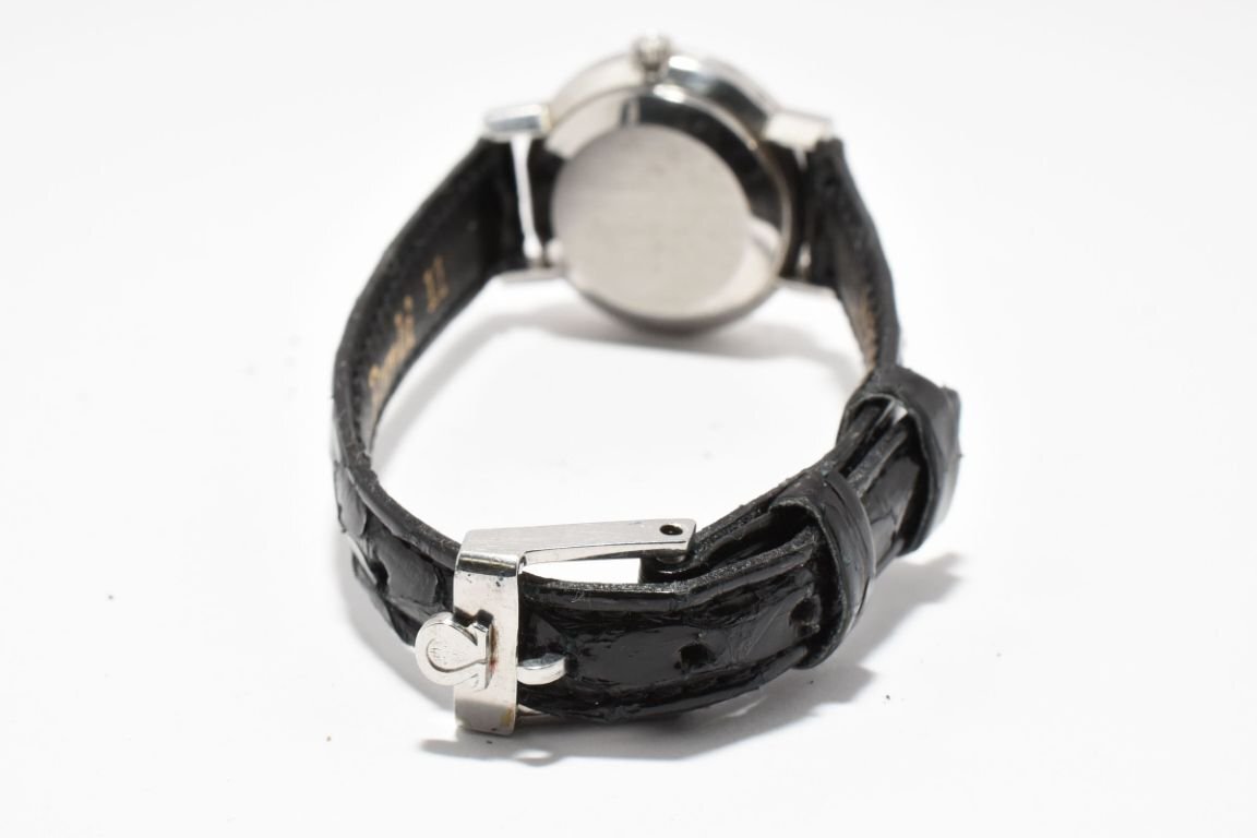 稼働品 オメガ Geneve ジュネーブ デイト シルバー ラウンド 手 稼働品 オメガ Geneve ジュネーブ デイト シルバー ラウンド 手
