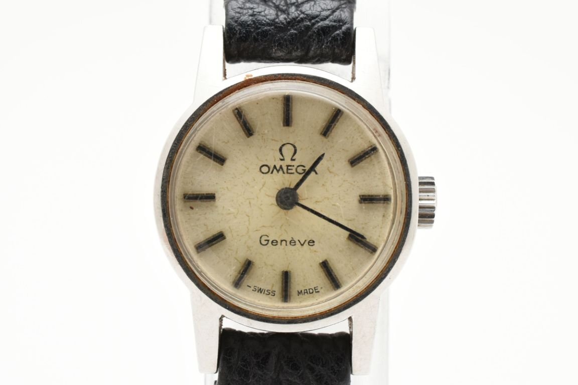 稼働品 オメガ Geneve ジュネーブ シルバー ラウンド 手巻き 稼働品 オメガ Geneve ジュネーブ シルバー ラウンド 手巻き