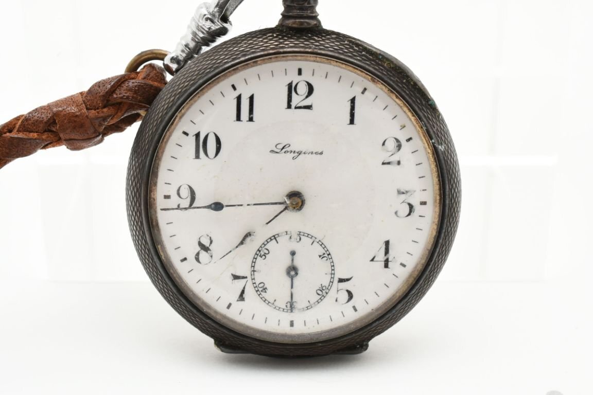 稼働品 ロンジン スモセコ シルバー 手巻き 懐中時計 LONGINES 稼働品 ロンジン スモセコ シルバー 手巻き 懐中時計 LONGINES