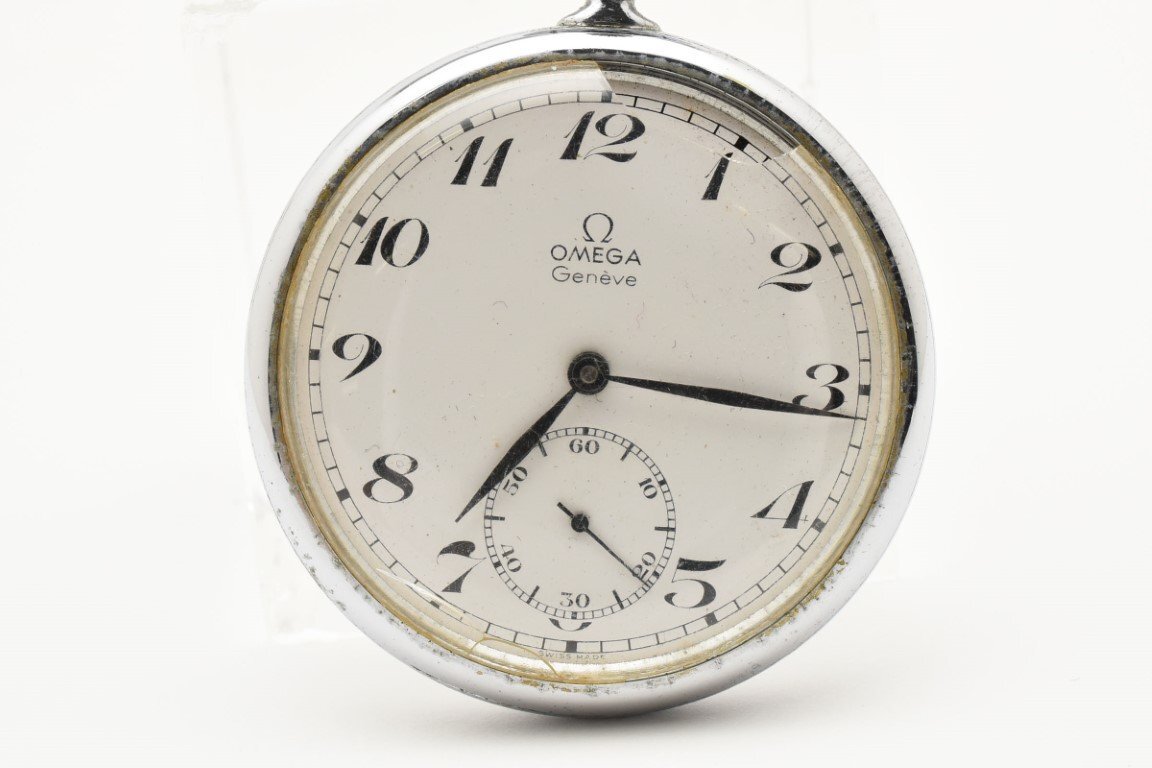 稼働品 オメガ Geneve ジュネーブ スモセコ シルバー 手巻き 稼働品 オメガ Geneve ジュネーブ スモセコ シルバー 手巻き
