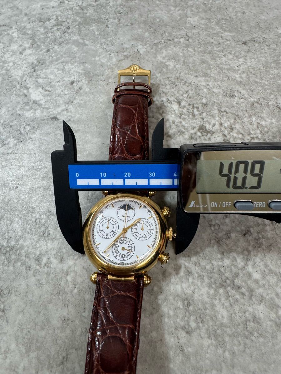 BULOVA ブローバ BVC305 クロノグラフ ムーン メンズ腕時計 BULOVA ブローバ BVC305 クロノグラフ ムーン メンズ腕時計