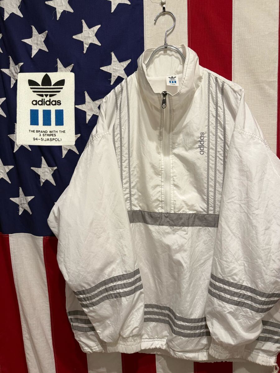 ☆90s☆日本製☆デサント製☆adidas☆アディダス☆ウィンド ☆90s☆日本製☆デサント製☆adidas☆アディダス☆ウィンド