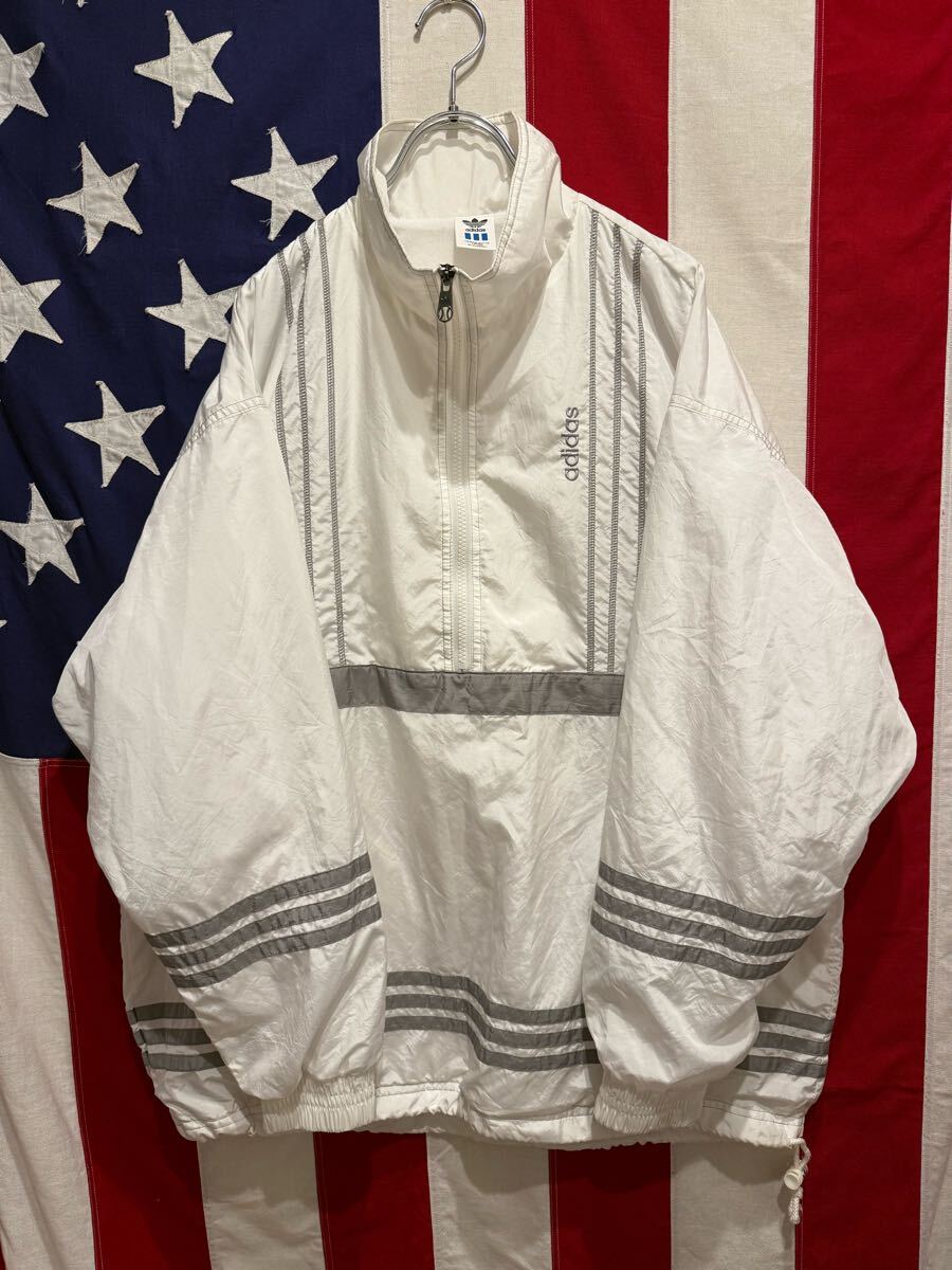 ☆90s☆日本製☆デサント製☆adidas☆アディダス☆ウィンド ☆90s☆日本製☆デサント製☆adidas☆アディダス☆ウィンド