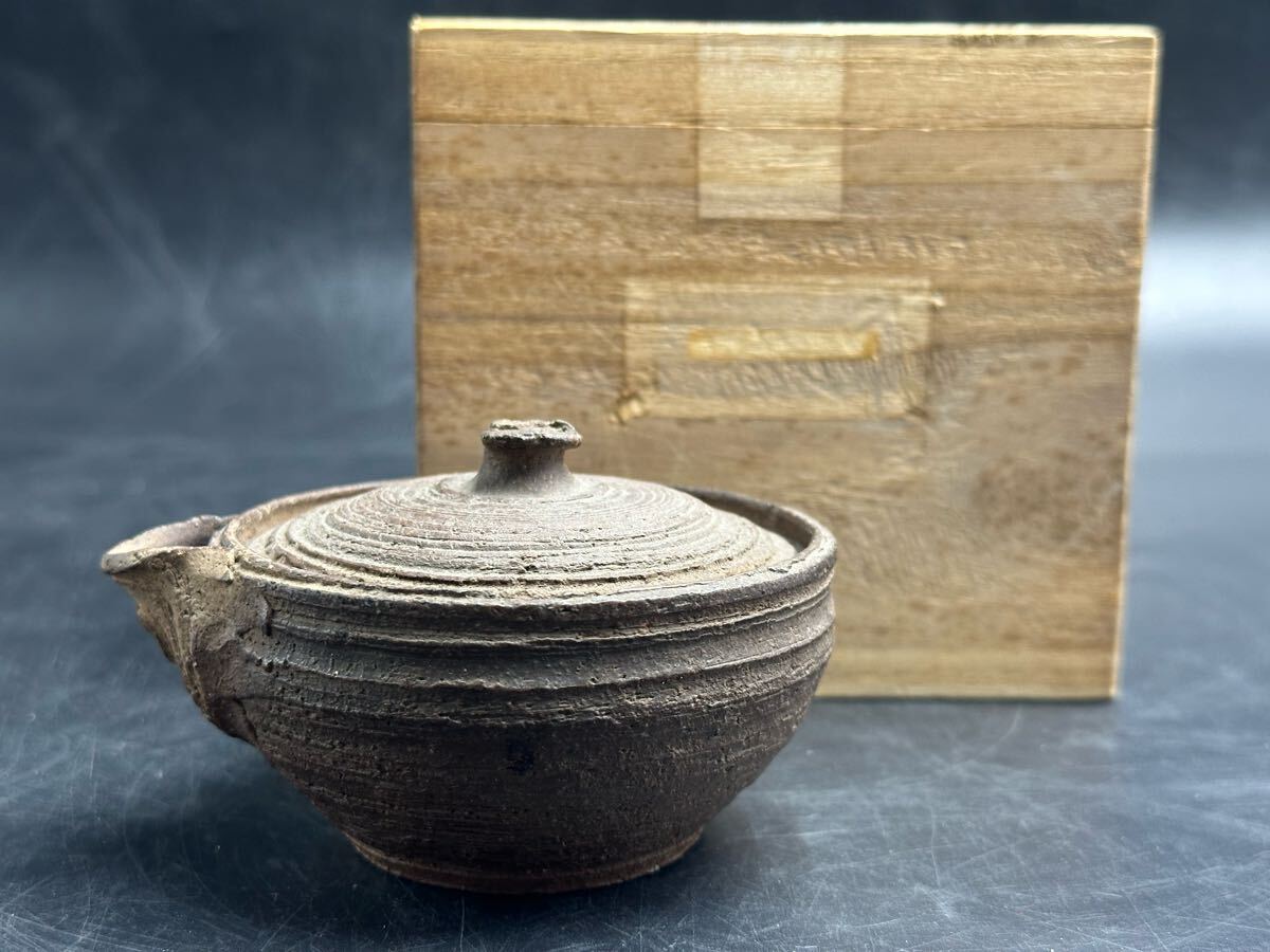 南蛮焼 焼き締め 宝瓶 急須 時代 煎茶道具 南蛮手 在銘 骨董品 南蛮焼 焼き締め 宝瓶 急須 時代 煎茶道具 南蛮手 在銘 骨董品