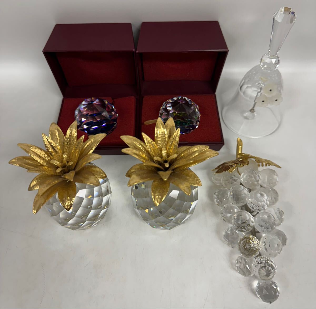 3R40】 1円スタート SWAROVSKI スワロフスキー パイナップル 3R40】 1円スタート SWAROVSKI スワロフスキー パイナップル