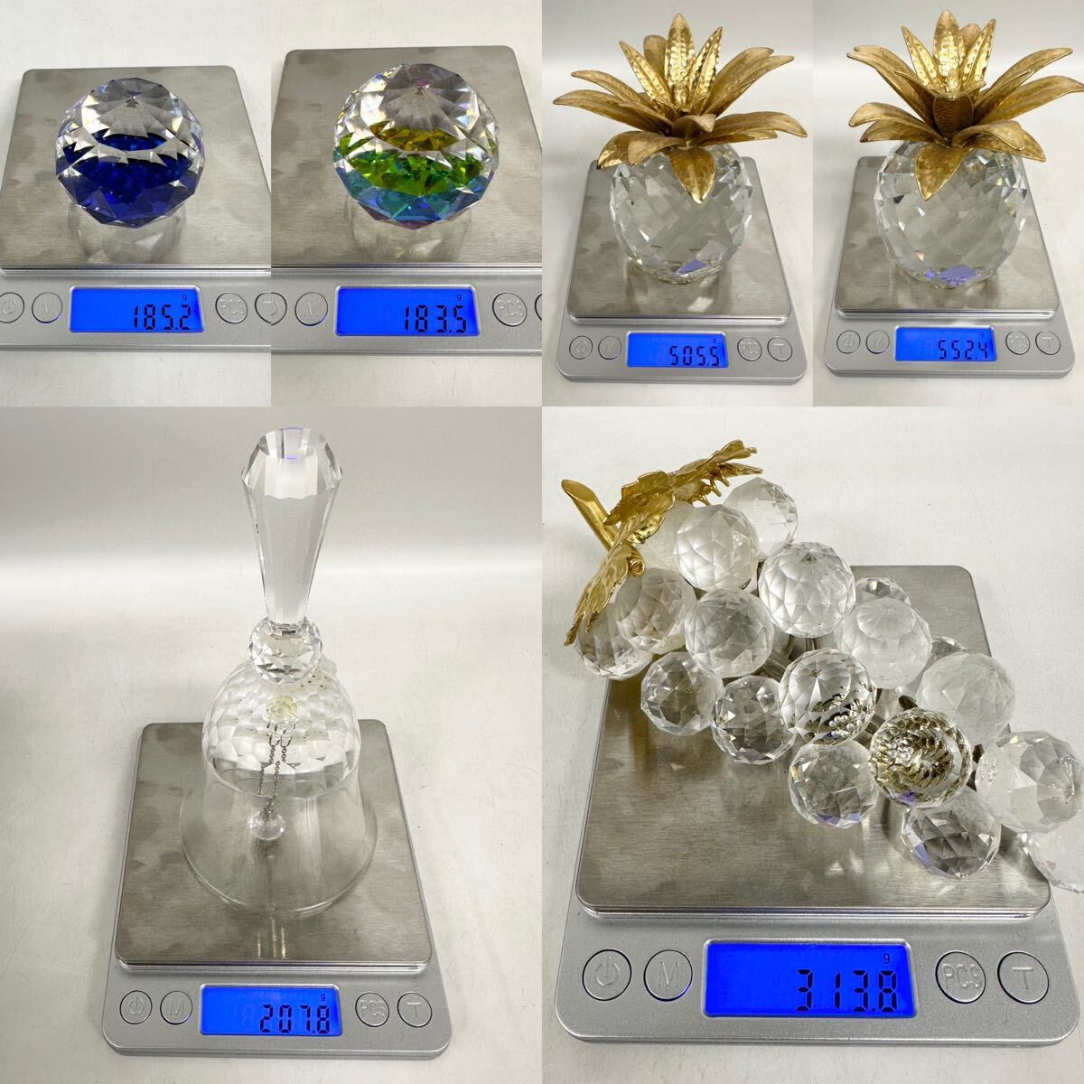 3R40】 1円スタート SWAROVSKI スワロフスキー パイナップル 3R40】 1円スタート SWAROVSKI スワロフスキー パイナップル