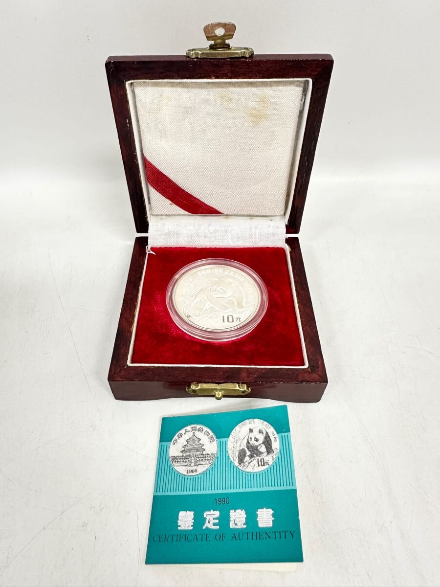 3U50】 1円スタート パンダ銀貨 中華人民共和国 1990 .999 Ag 3U50】 1円スタート パンダ銀貨 中華人民共和国 1990 .999 Ag