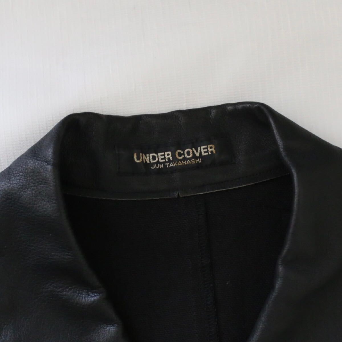 名作 96SS UNDERCOVER ドクロ期 LEATHER ZIPUP JACKET レザー 名作 96SS UNDERCOVER ドクロ期 LEATHER ZIPUP JACKET レザー