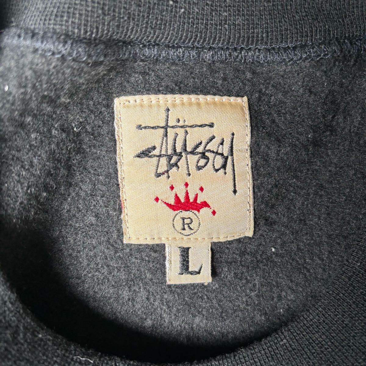 美品 OLD STUSSY トレーナー 90s スター 両面プリント 白タグ 美品 OLD STUSSY トレーナー 90s スター 両面プリント 白タグ
