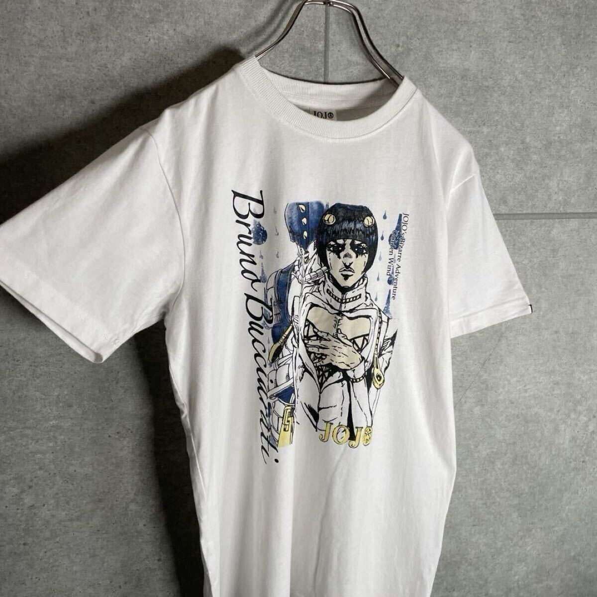 ジョジョの奇妙な冒険　半袖　Tシャツ　ブチャラティ　プリント　アニメT ジョジョの奇妙な冒険 半袖 Tシャツ ブチャラティ プリント