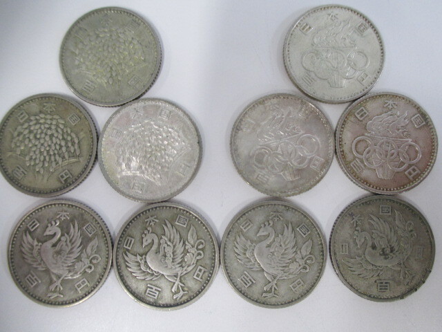 100円銀貨 東京オリンピック 五輪 稲穂 鳳凰 旧硬貨 貨幣 硬貨 100円銀貨 東京オリンピック 五輪 稲穂 鳳凰 旧硬貨 貨幣 硬貨