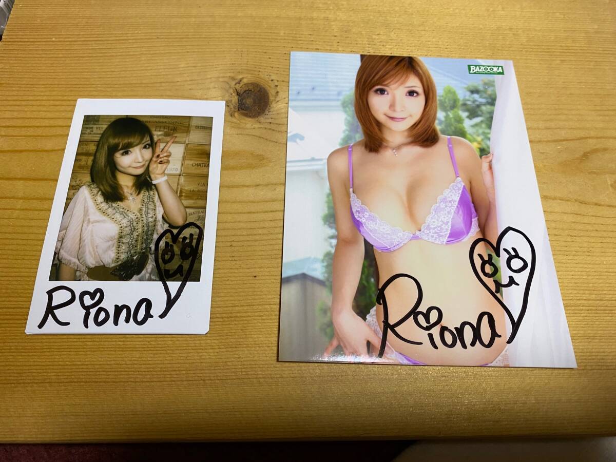 鈴音りおね 新品 DVD サイン付きチェキ AV女優(yōu) 