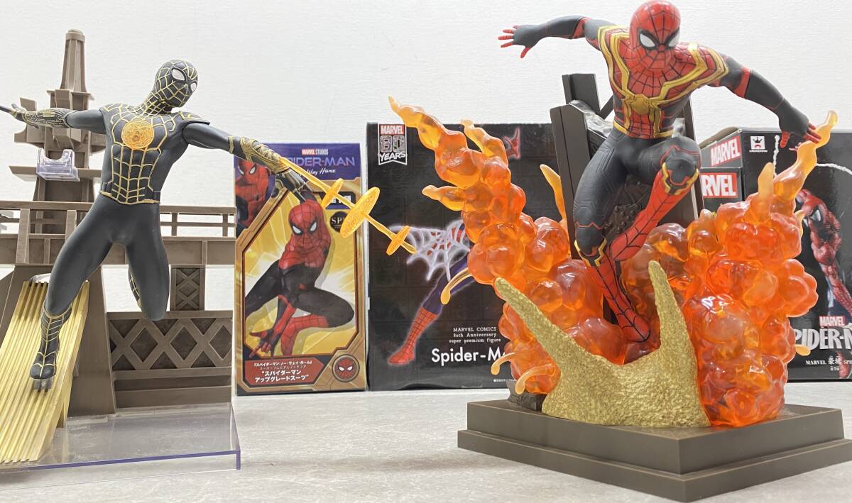 090 B) スパイダーマン フィギュア セット プライズ Happyくじ 090 B) スパイダーマン フィギュア セット プライズ Happyくじ