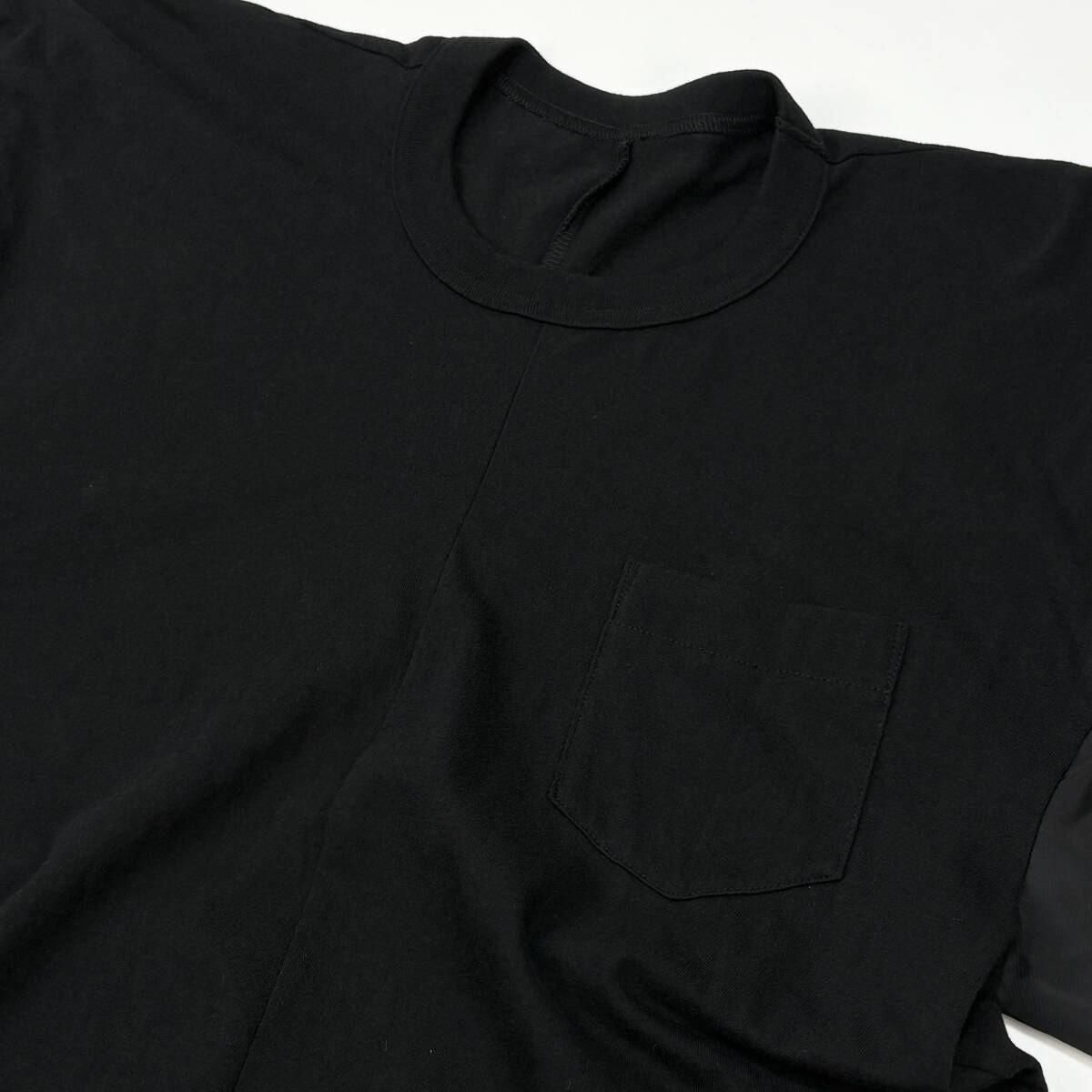 極美品 sacai サカイ 24AW Nylon Twill x Cotton Jersey Dress 極美品 sacai サカイ 24AW Nylon Twill x Cotton Jersey Dress