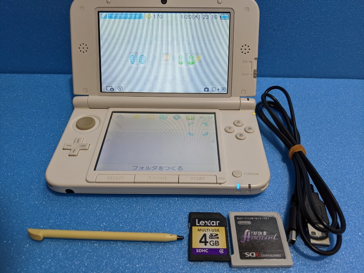 動作OK!! 任天堂 Nintendo 3DS LL ホワイト 本体 SPR-001 動作OK!! 任天堂 Nintendo 3DS LL ホワイト 本体 SPR-001