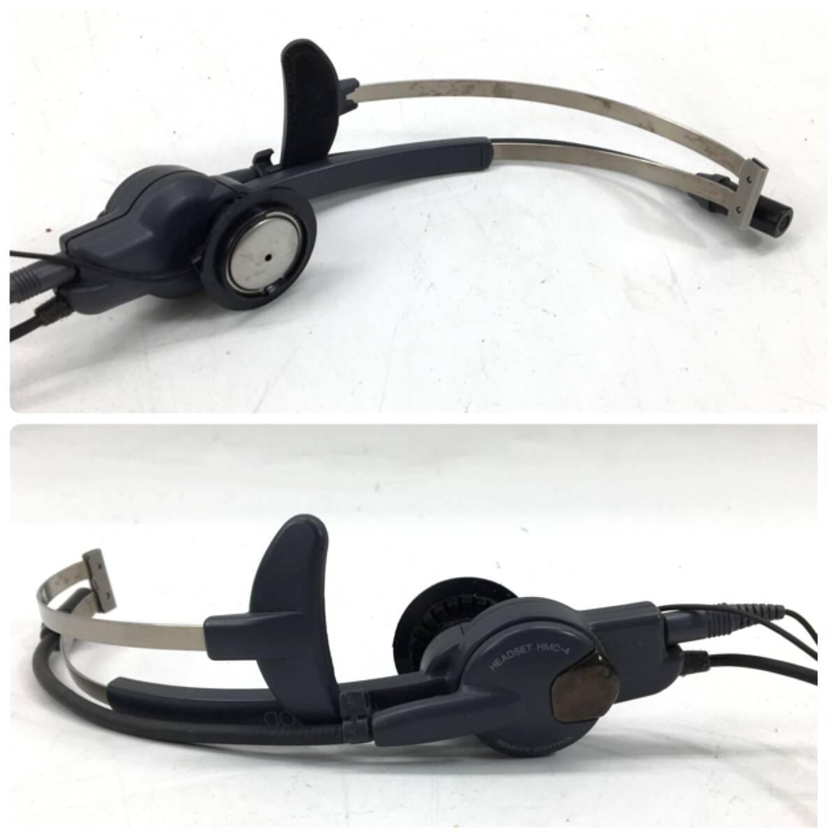 KENWOOD/ Kenwood 3 позиций комплект приемопередатчик TH-K48 / headset HMC-4 часть электризация проверка / текущее состояние распродажа товар 25d.MZ