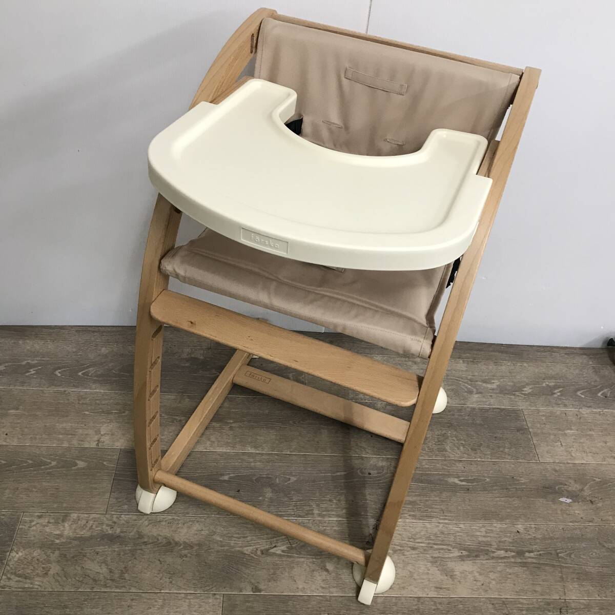 farska ファルスカ スクロールチェア ベビーチェア ハイチェア 木制 子供椅子 24l菊TK