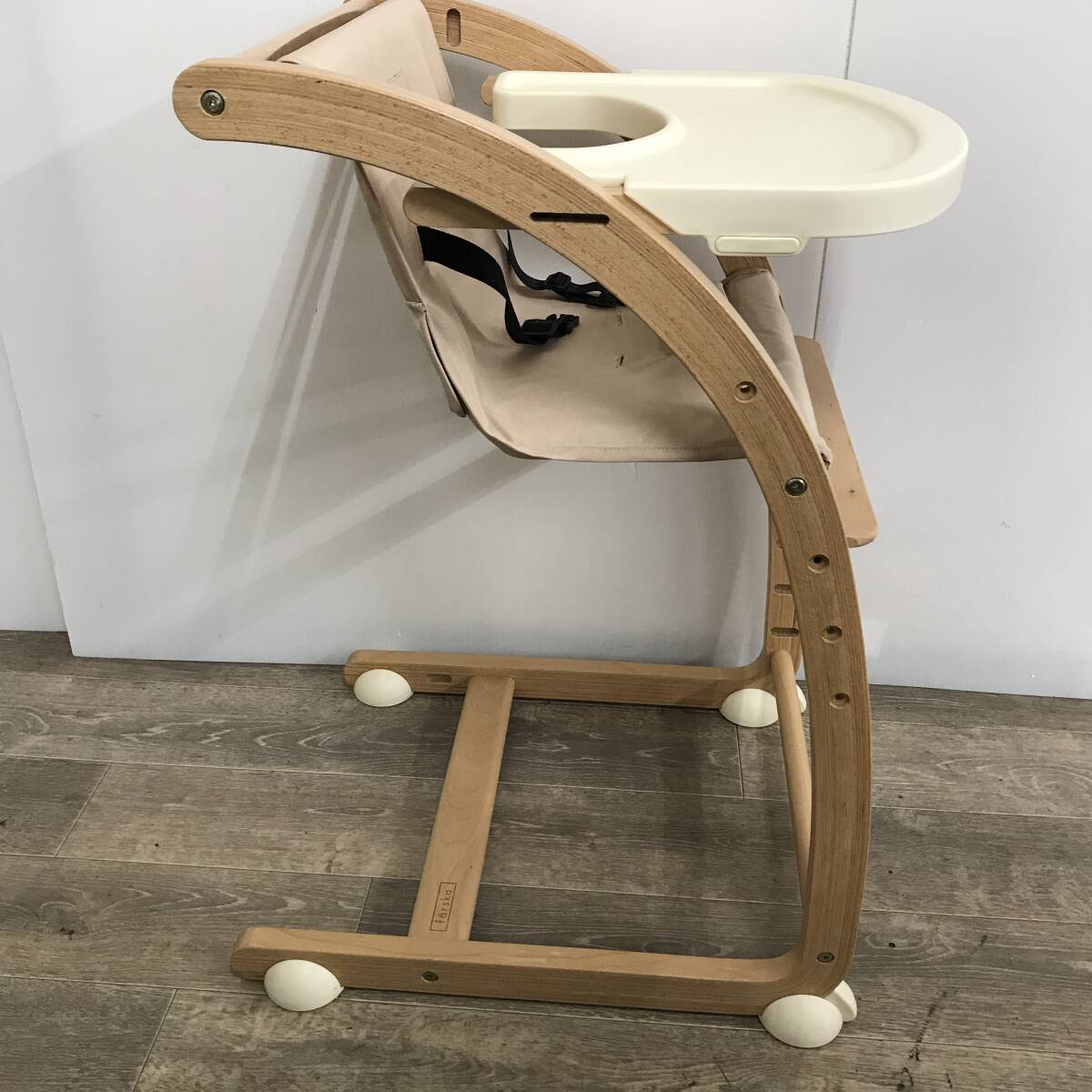 farska ファルスカ スクロールチェア ベビーチェア ハイチェア 木制 子供椅子 24l菊TK