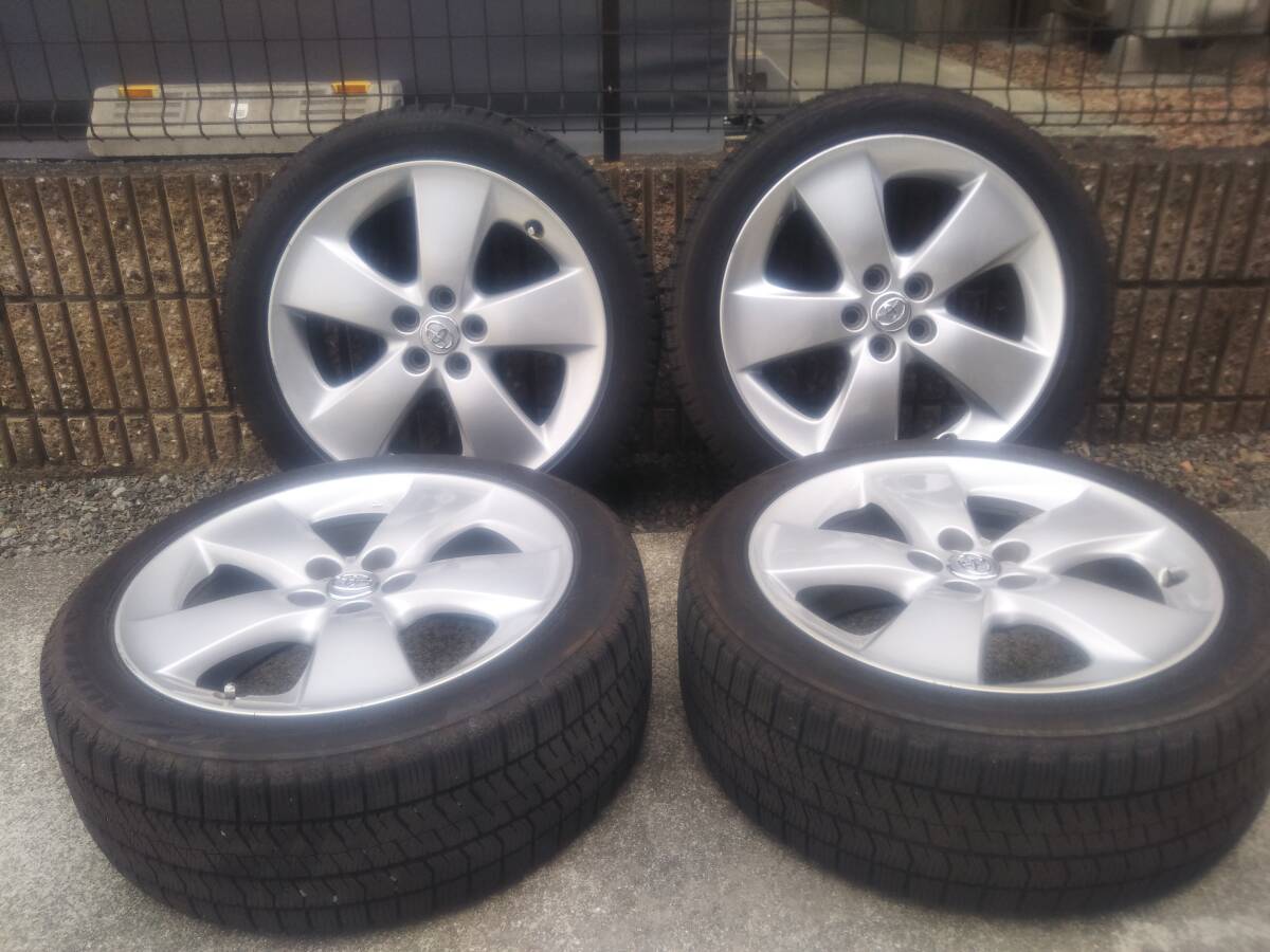 ○トヨタ純正 ZVW30プリウス17インチホイールBRIDGESTONE VRX2 ○トヨタ純正 ZVW30プリウス17インチホイールBRIDGESTONE VRX2
