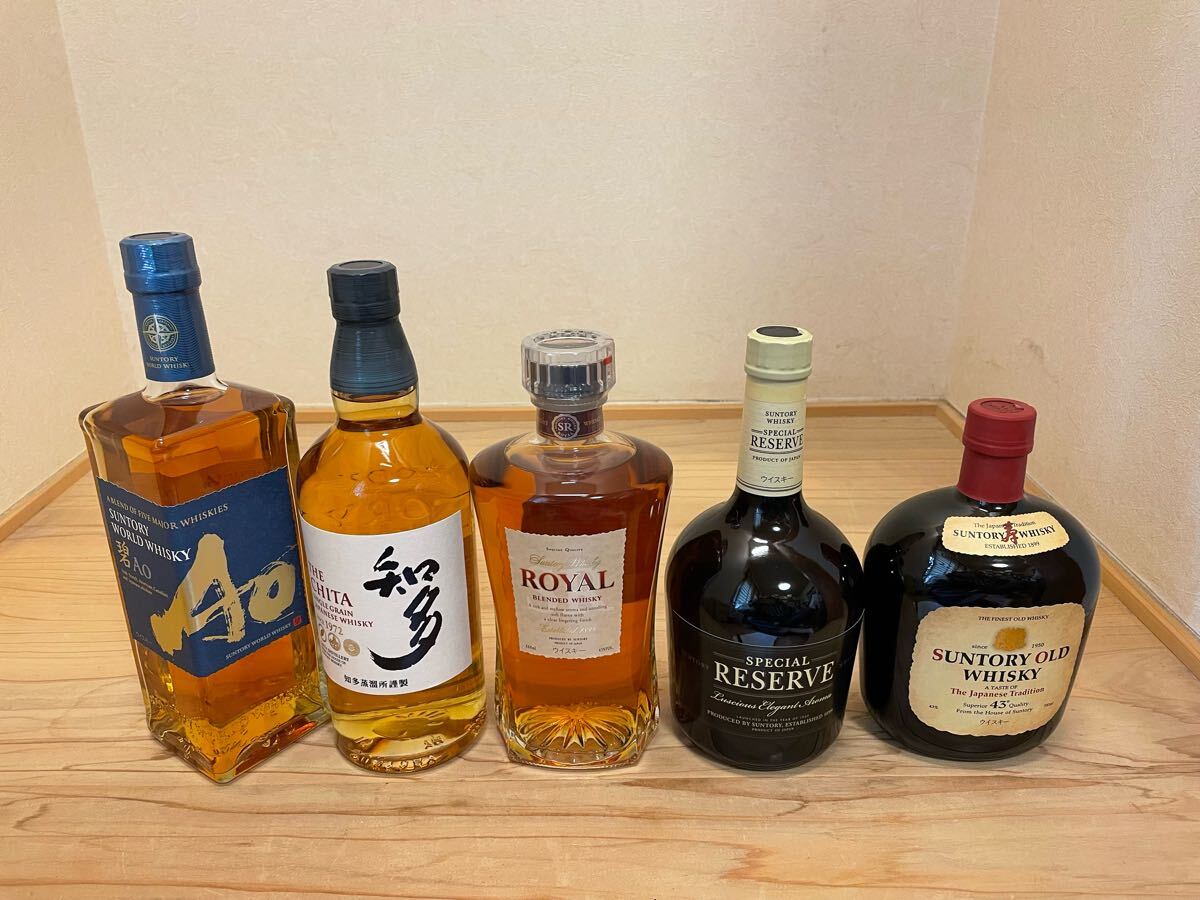 サントリーウイスキー5本セット
