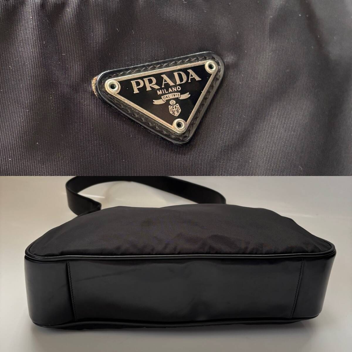 極美品】 PRADA プラダ ハンドバッグ ショルダー トート ハンド 極美品】 PRADA プラダ ハンドバッグ ショルダー トート ハンド