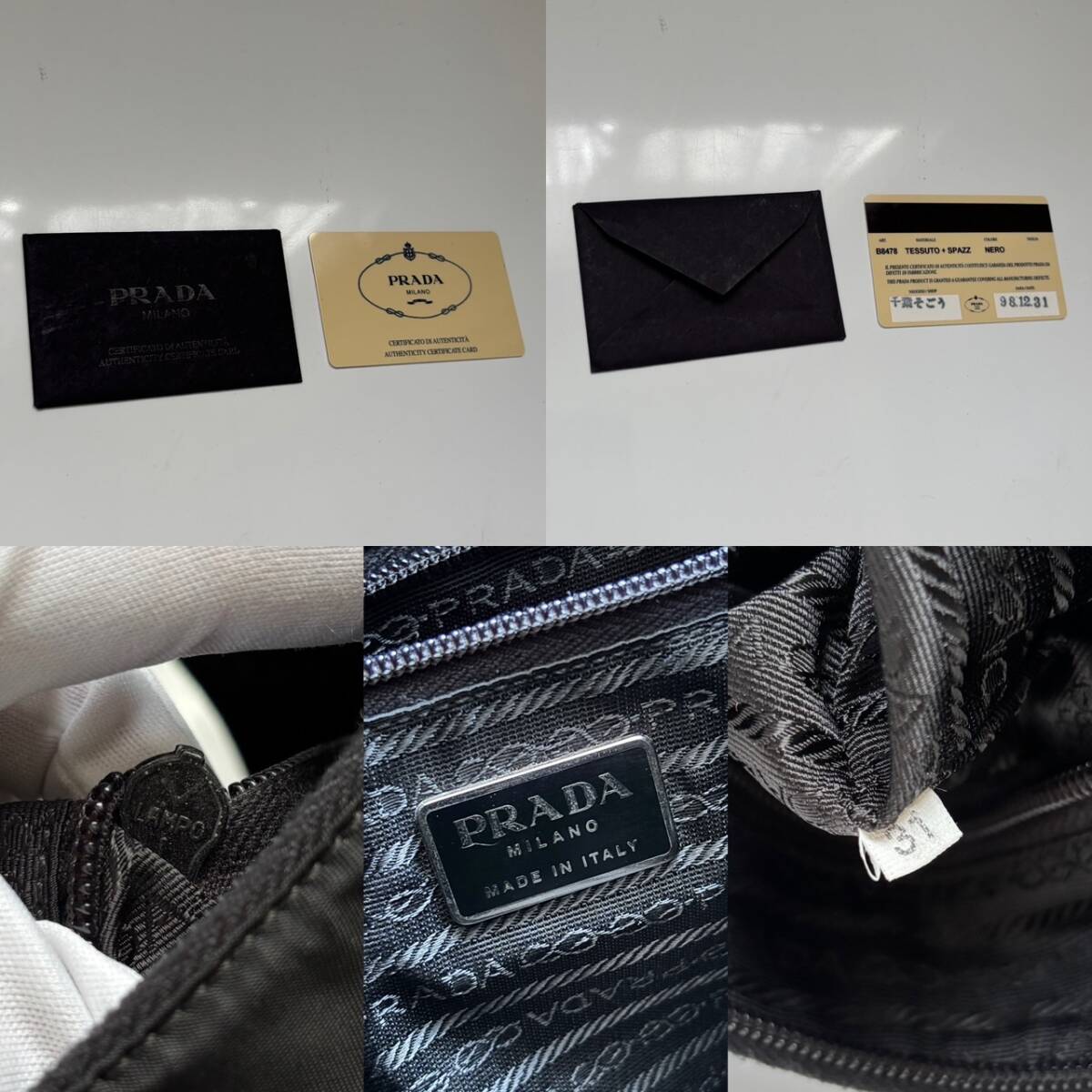 極美品】 PRADA プラダ ハンドバッグ ショルダー トート ハンド 極美品】 PRADA プラダ ハンドバッグ ショルダー トート ハンド