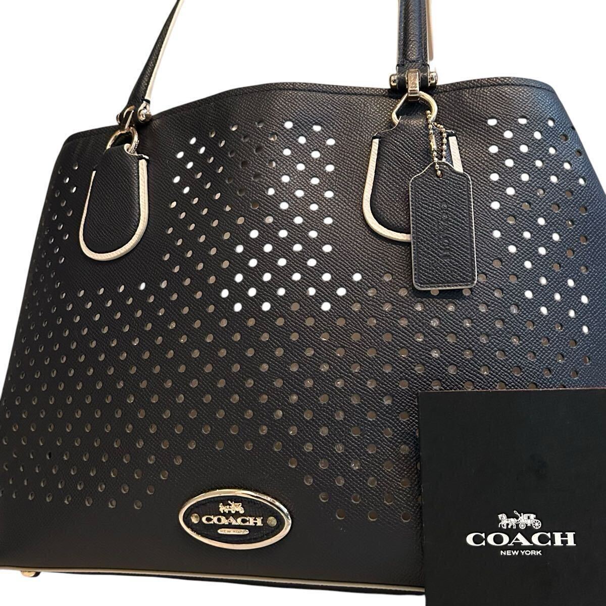 1円~【未使用級】定価12万円 コーチ COACH トートバッグ 1円~【未使用級】定価12万円 コーチ COACH トートバッグ