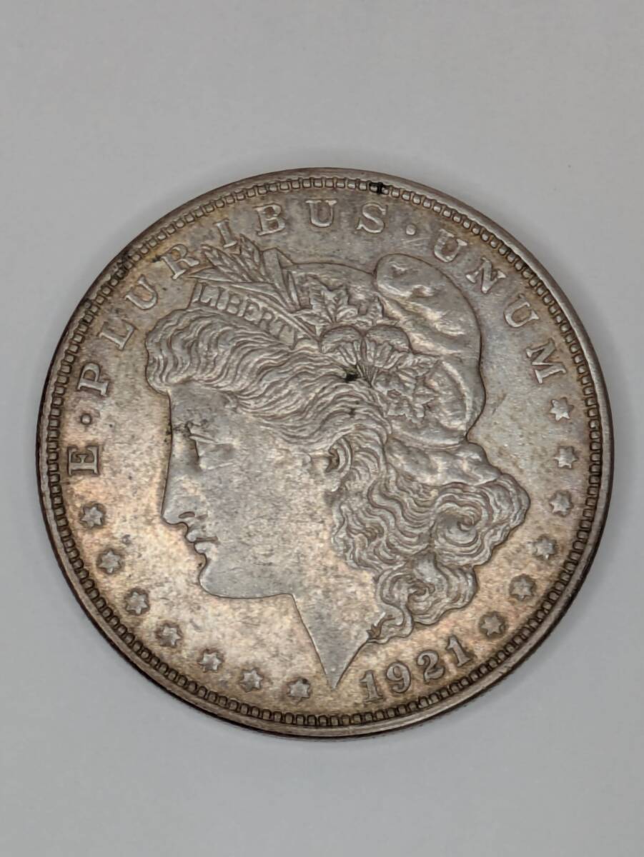 24350A ☆アメリカ 1921年 1ドル銀貨 モルガンダラー 約26.7g 24350A ☆アメリカ 1921年 1ドル銀貨 モルガンダラー 約26.7g