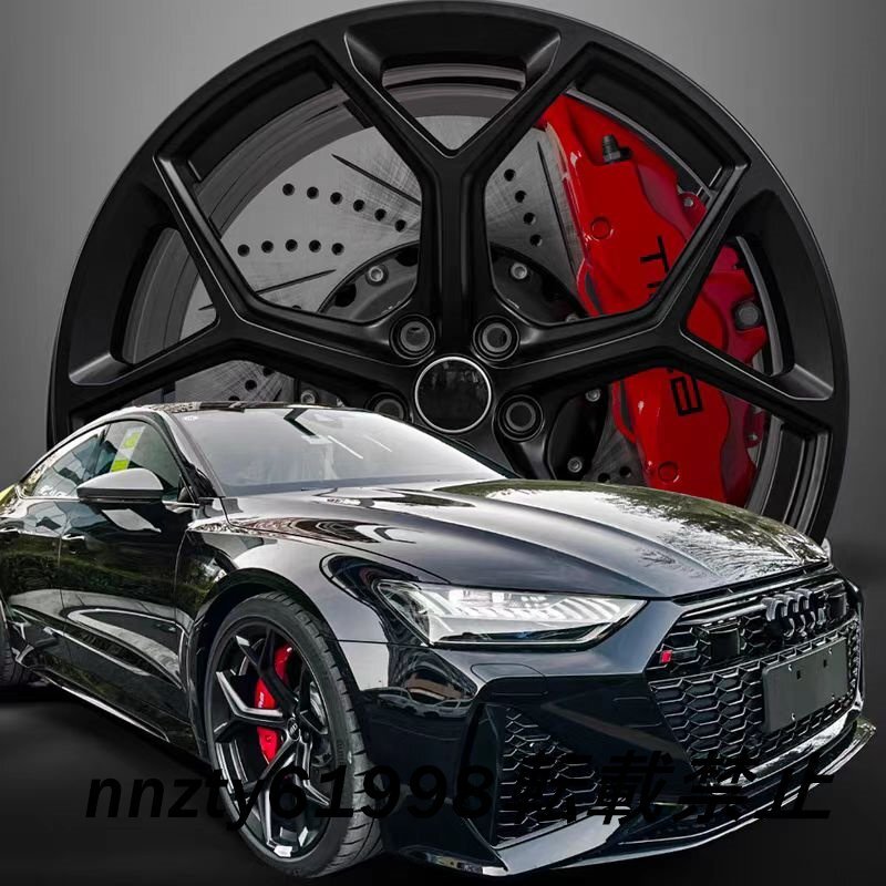 AUDI アウディQ7Q8等用 TYPE 6132B ブラック 22インチホイールSET(4本) 新品 S-LINE Q8 Q7A7A8等 純正からのカスタム/交換用に!