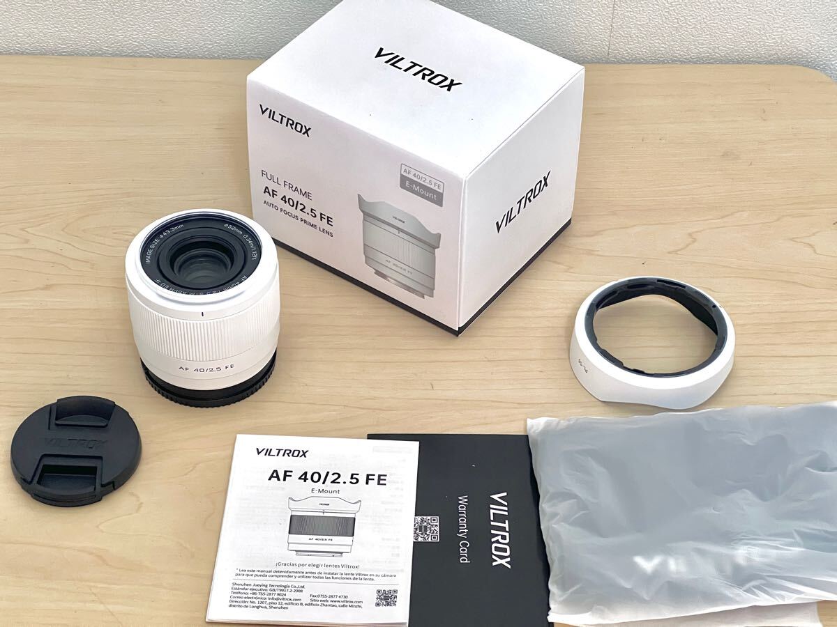 VILTROX AF 40mm F2 5 Eマウント レンズ フルサイズ SonyE VILTROX AF 40mm F2 5 Eマウント レンズ フルサイズ SonyE