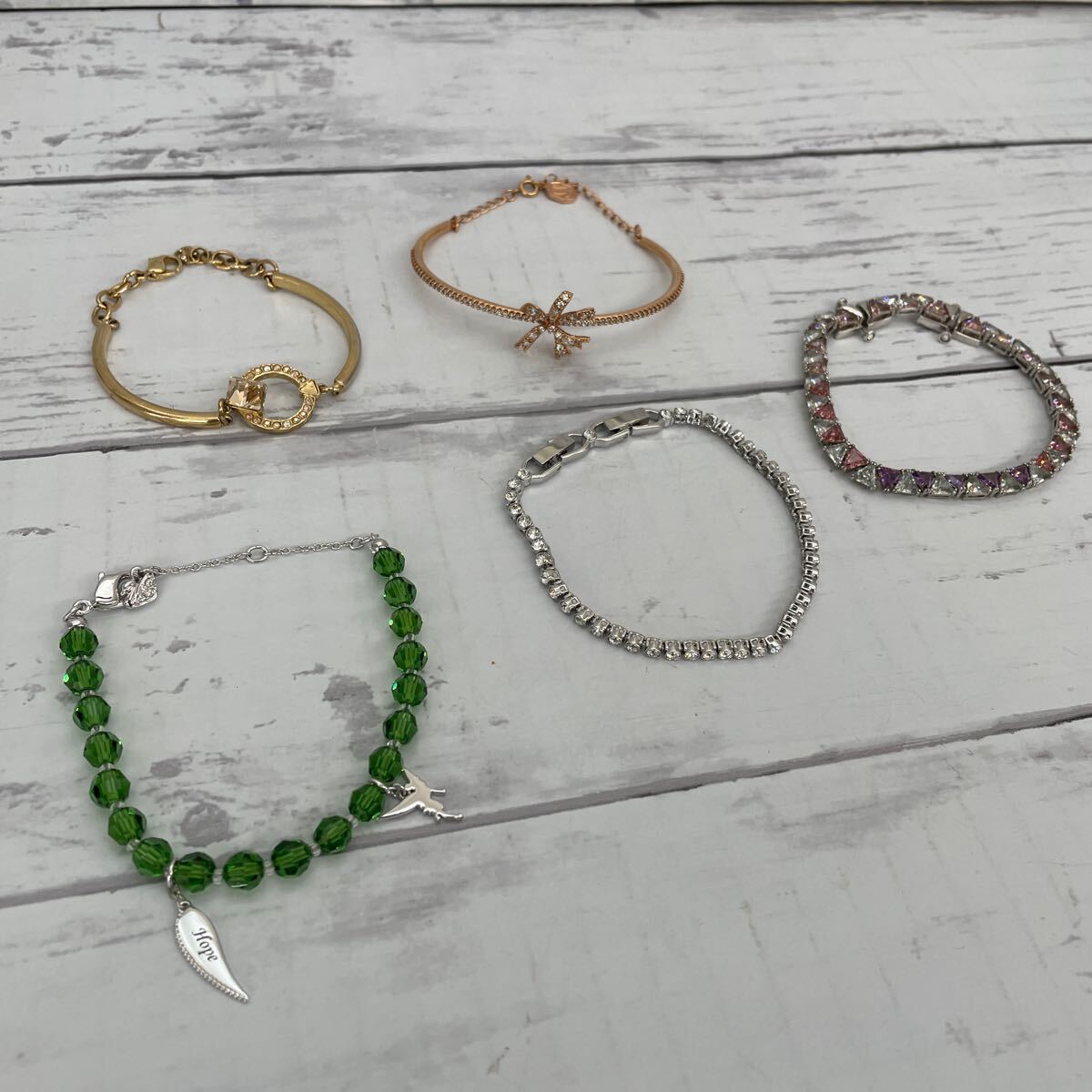 218△SWAROVSKI スワロフスキー ブレスレットまとめ売り 218△SWAROVSKI スワロフスキー ブレスレットまとめ売り