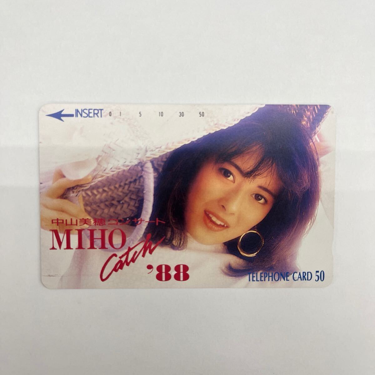 60. ☆未使用 テレホンカード 50度数 中山美穂コンサート「MIHO 60. ☆未使用 テレホンカード 50度数 中山美穂コンサート「MIHO