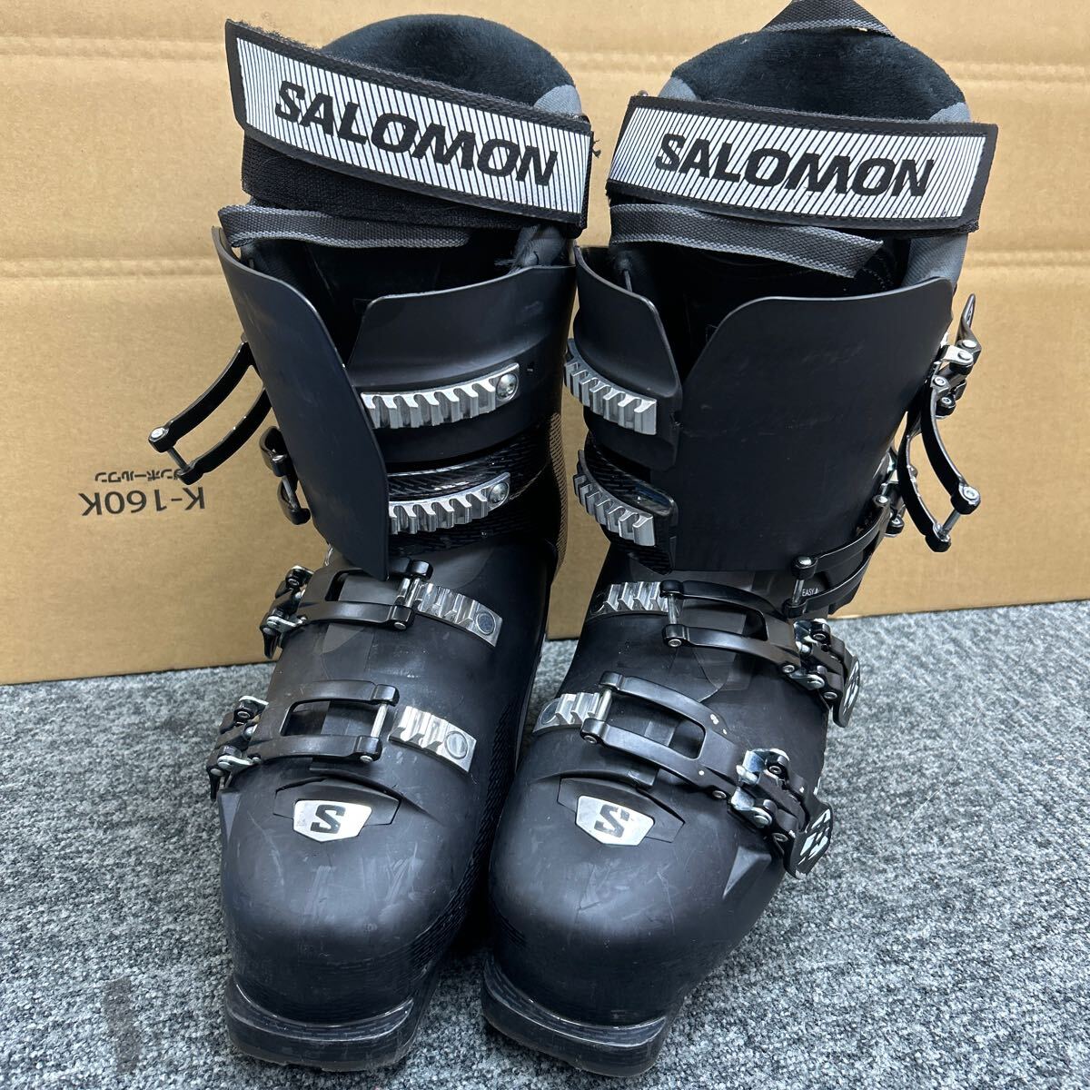 KW 2002 サロモン SALOMON スキーブーツ 26/26.5cm ブラック KW 2002 サロモン SALOMON スキーブーツ 26/26.5cm ブラック