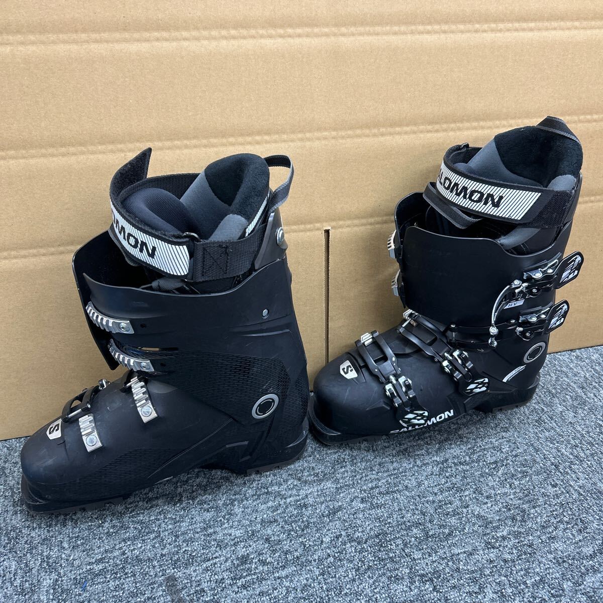 KW 2002 サロモン SALOMON スキーブーツ 26/26.5cm ブラック KW 2002 サロモン SALOMON スキーブーツ 26/26.5cm ブラック