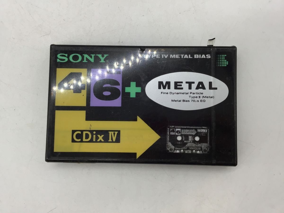 未使用 未開封 SONY C-46CDX4 CDix IV ソニー 録音用 metal 未使用 未開封 SONY C-46CDX4 CDix IV ソニー 録音用 metal