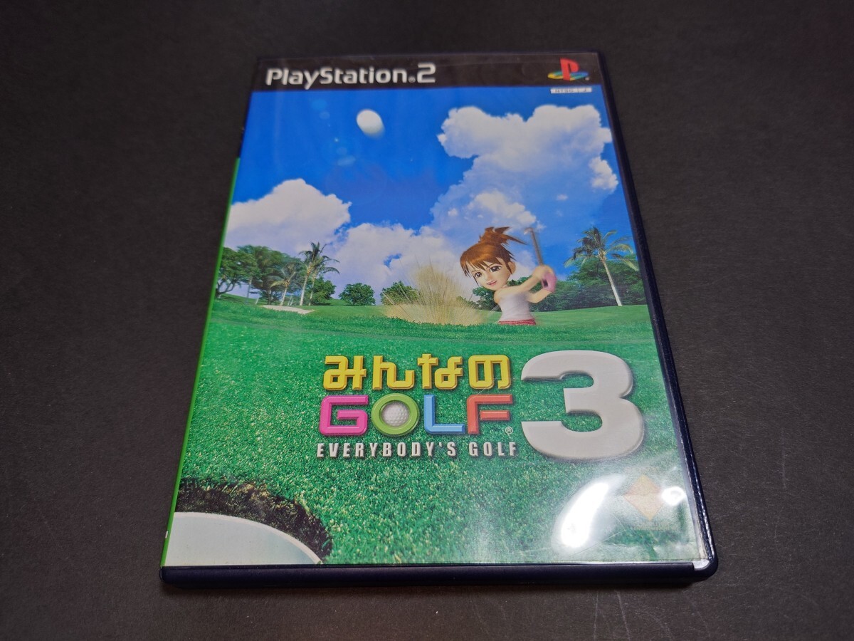 PS2 みんなのGOLF3 / みんなのゴルフ3 みんGOL3 みんゴル3 インストラクションカード付き