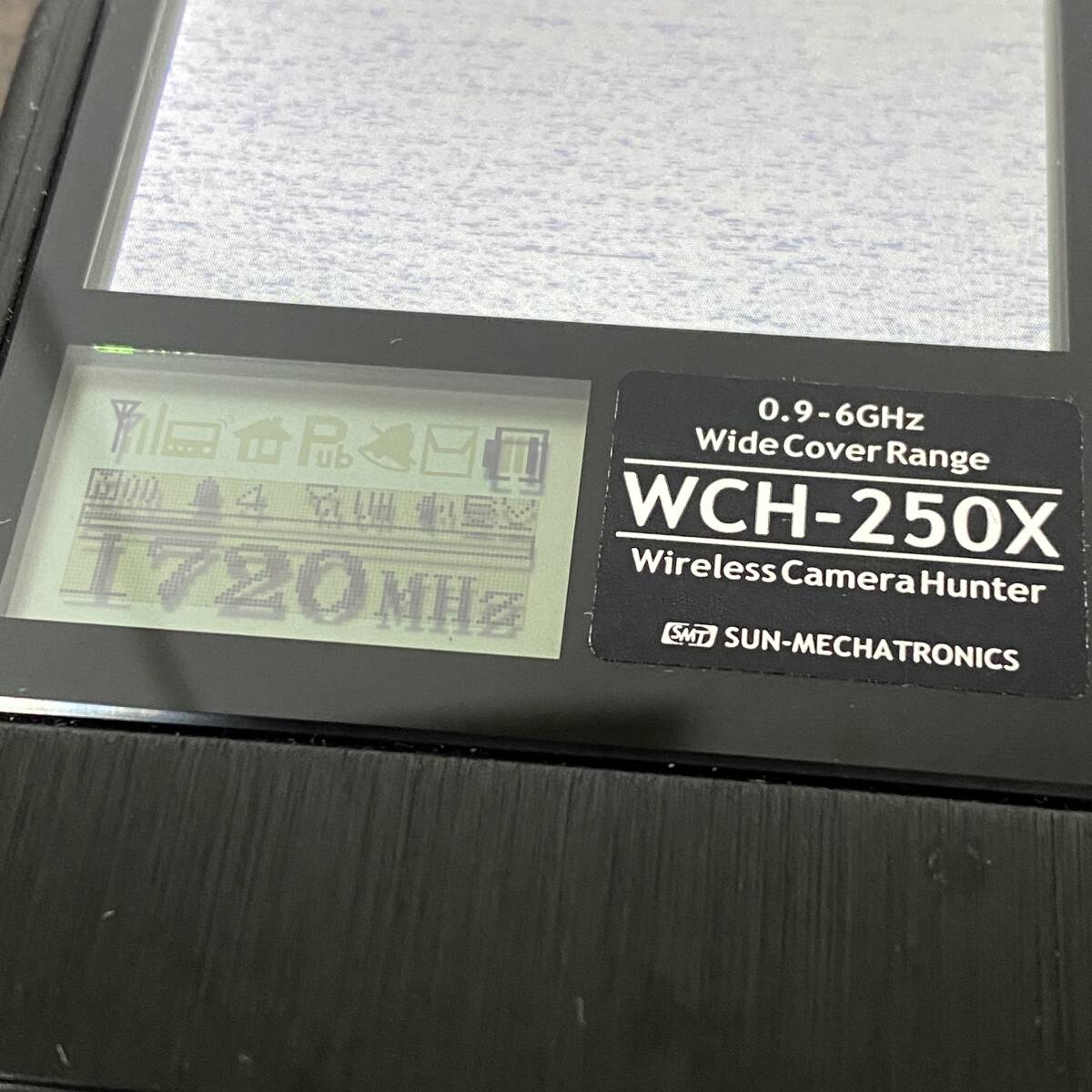 中古品 SMT サンメカトロニクス 盗撮カメラ発見器 WCH-250X AC 中古品 SMT サンメカトロニクス 盗撮カメラ発見器 WCH-250X AC