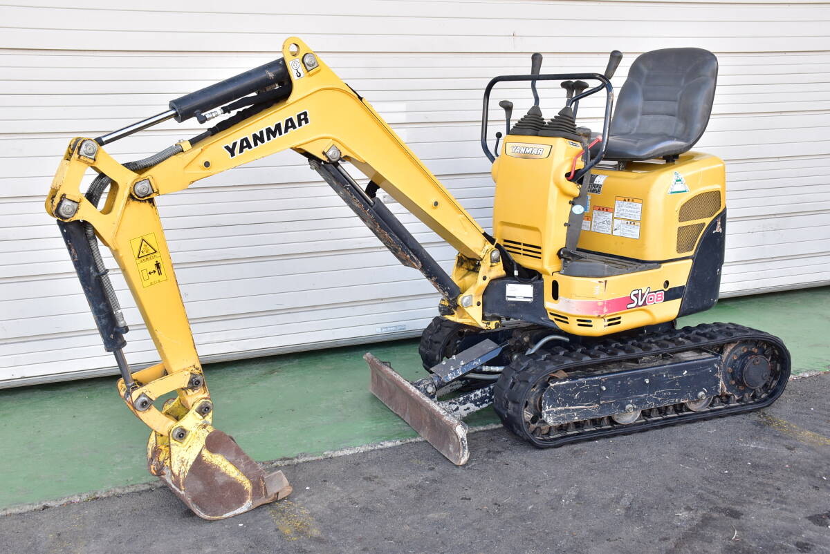 売り切り】YANMAR ヤンマー SV08-1A ミニ油圧ショベル ユンボ