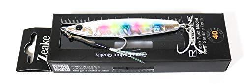 ジーク(Zeake) メタルジグ Rサーディン 40g RS007 レインボーキャンディー_画像4