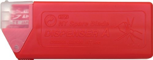 エヌティー(NT) カッター 替刃 A型 BAD-21P BAD-21P 10入 グレー 本體サイズ:9x72x0mm38mm/40